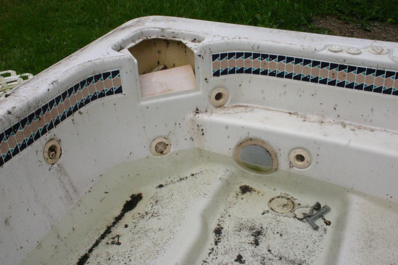 Disassembly of Hot Tub